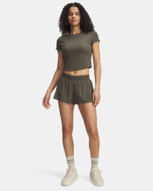 UA Courtside Crinkle Women's Short Sleeve