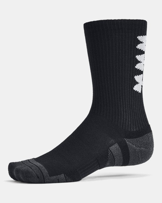UA Performance Tech Unisex 3 Pack Crew Socks