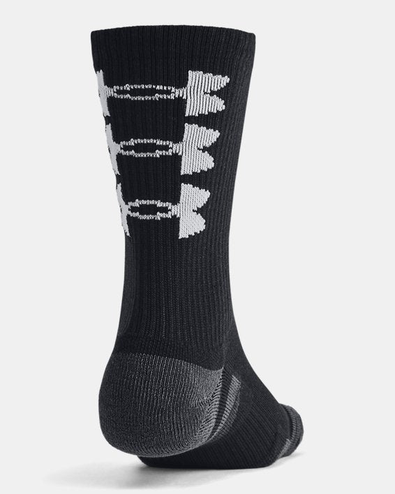 UA Performance Tech Unisex 3 Pack Crew Socks