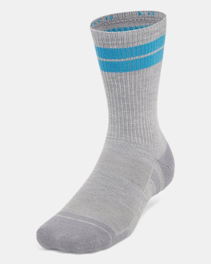 UA Performance Tech Unisex 3 Pack Crew Socks