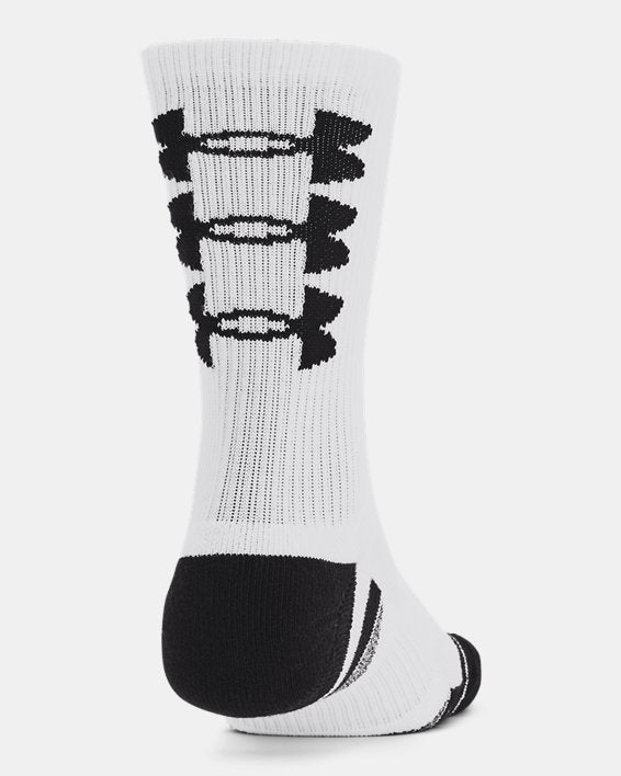 UA Performance Tech Unisex 3 Pack Crew Socks