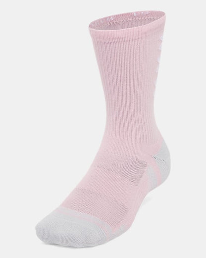UA Performance Tech Unisex 3 Pack Crew Socks