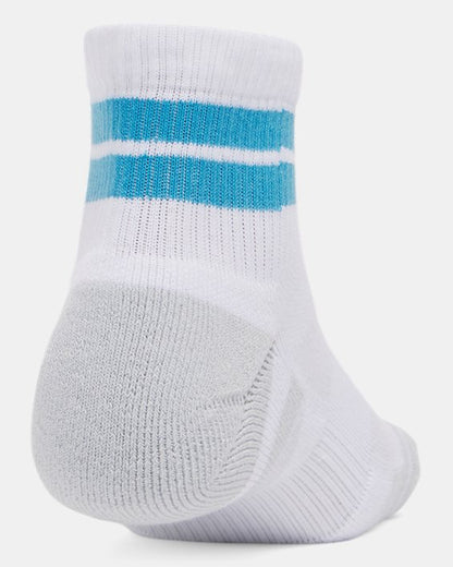 UA Performance Tech Unisex 3 Pack Quarter Socks