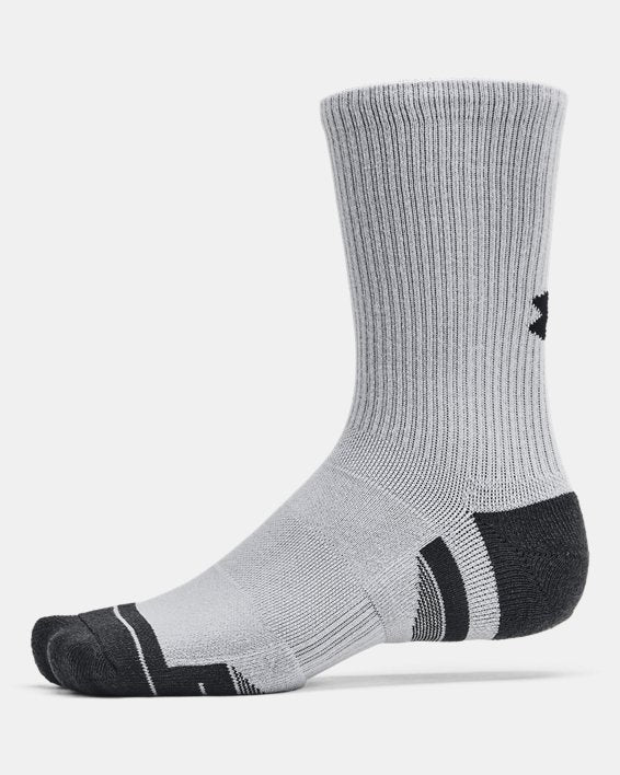 UA Performance Tech Unisex 6 Pack Crew Socks