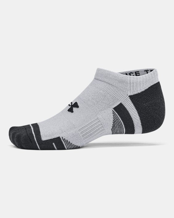 UA Performance Tech Unisex 6 Pack No Show Socks