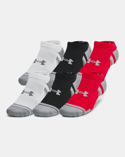 UA Performance Tech Unisex 6 Pack No Show Socks