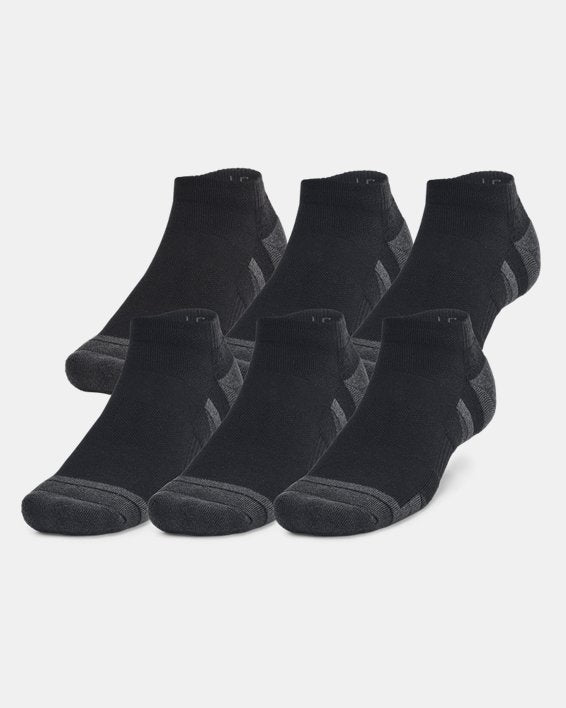 UA Performance Tech Unisex 6 Pack Low Socks