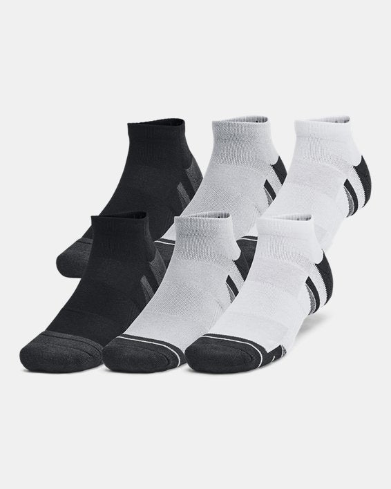 UA Performance Tech Unisex 6 Pack Low Socks
