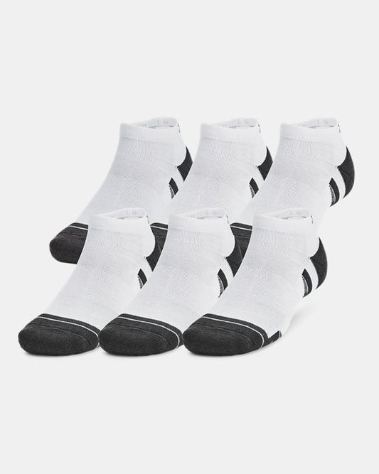 UA Performance Tech Unisex 6 Pack Low Socks