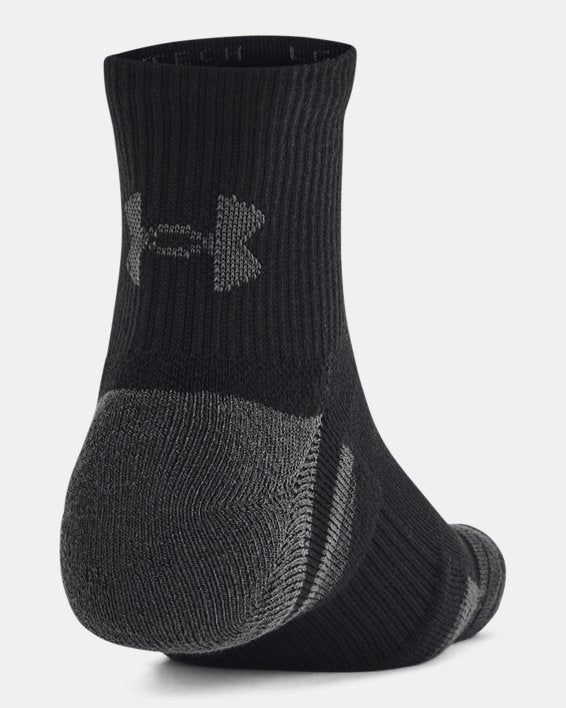 UA Performance Tech Unisex 6 Pack Quarter Socks