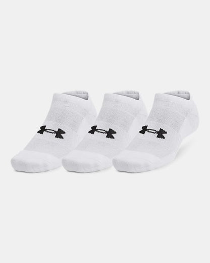UA Training Cotton Unisex 3 Pack No Show Socks