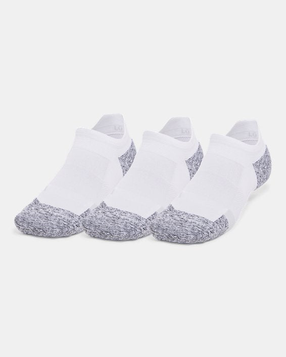 UA ArmourDry Pro Unisex 3 Pack No Show Socks