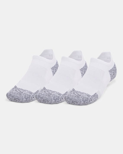UA ArmourDry Pro Unisex 3 Pack No Show Socks