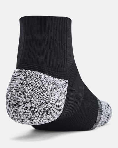 UA ArmourDry Pro Unisex 3 Pack Quarter Socks