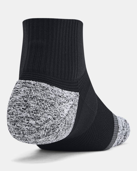 UA ArmourDry Pro Unisex 3 Pack Quarter Socks
