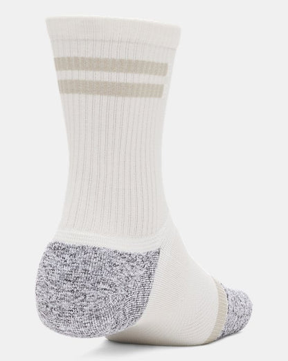 UA ArmourDry Pro Unisex 3 Pack Mid Crew Socks