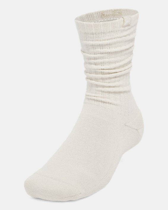 UA Sportstyle Cotton Scrunch Unisex 2 Pack Crew Socks