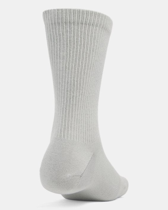 UA Sportstyle Cotton Unisex 3 Pack Crew Socks