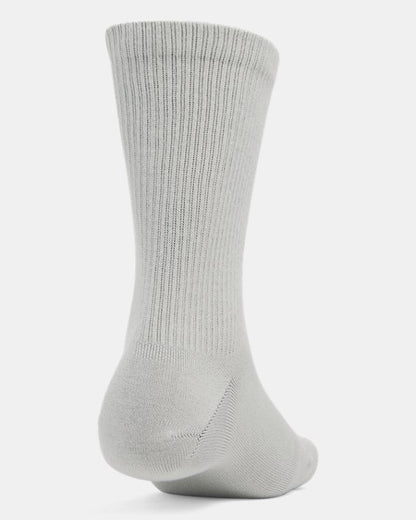 UA Sportstyle Cotton Unisex 3 Pack Crew Socks
