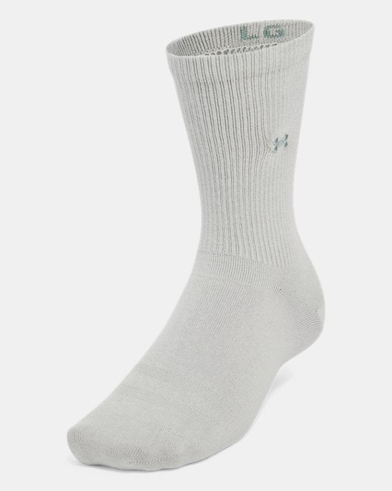 UA Sportstyle Cotton Unisex 3 Pack Crew Socks