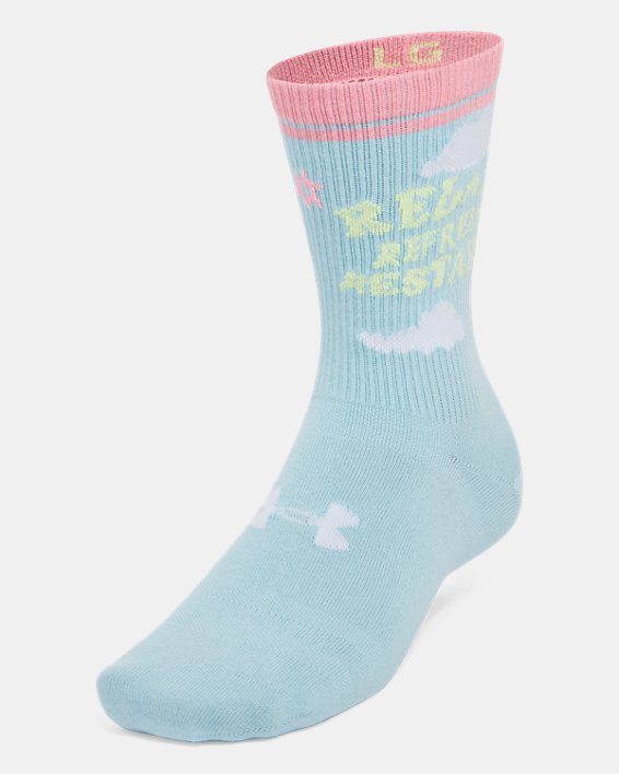 UA Sportstyle Cotton Unisex 3 Pack Crew Socks