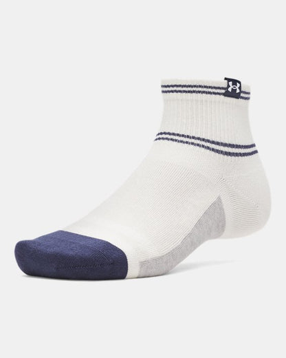UA Sportstyle Cotton Unisex 3 Pack Quarter Socks
