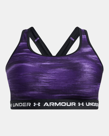 Crossback Mid Printed Women's Sports Bra