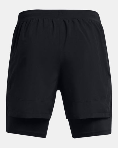 UA Launch Men's 2 in 1 5 Shorts