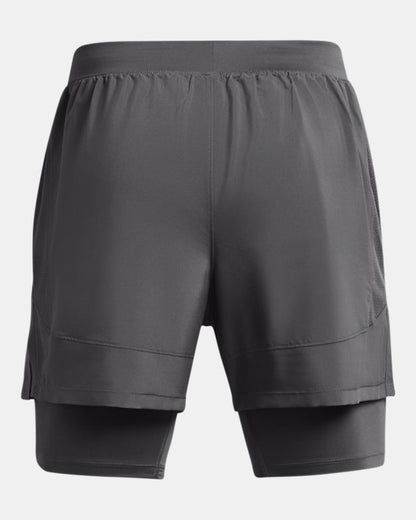 UA Launch Men's 2 in 1 5 Shorts