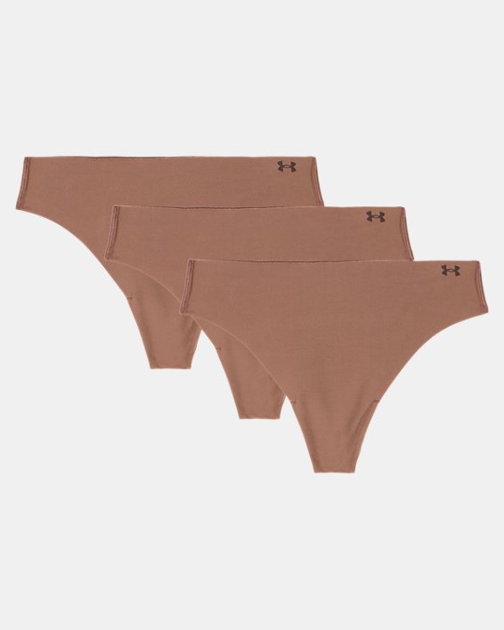 UA Pure Stretch Women's 3 Pack No Show Thong