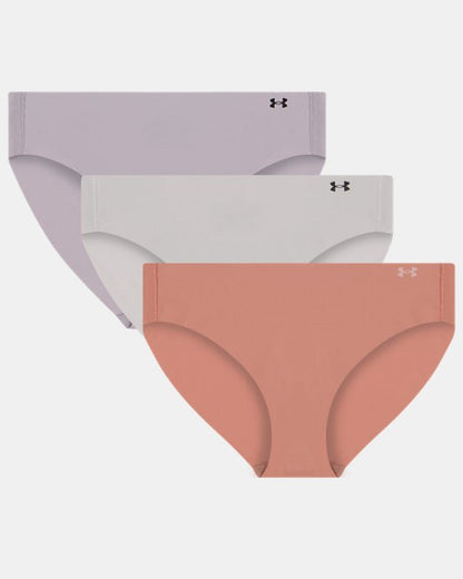 UA Pure Stretch Women's 3 Pack No Show Bikini