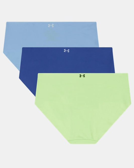 UA Essential Stretch Printed Women's 3 Pack No Show Hipster