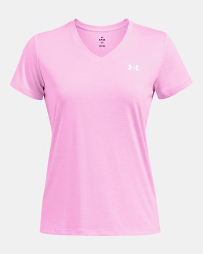 UA Tech Twist Women's V Neck Short Sleeve