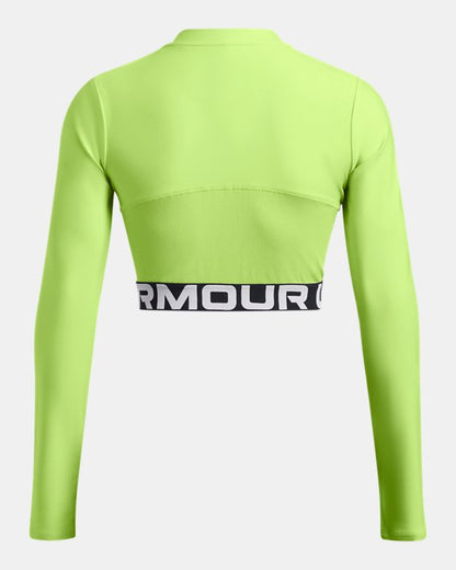 HeatGear Rib Women's 1/4 Zip Long Sleeve