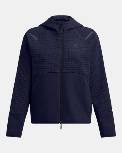 UA Unstoppable Fleece Grid Women's Full Zip