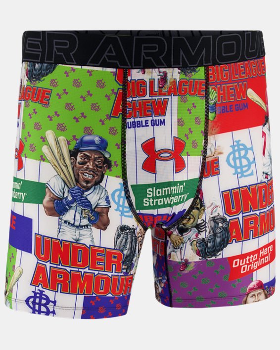 UA Performance Tech Mesh Graphic x Big League Chew Men's Boxerjock