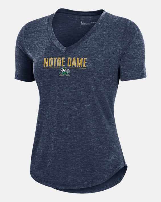 UA Breezy Collegiate Women's V Neck Short Sleeve