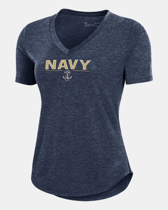 UA Breezy Collegiate Women's V Neck Short Sleeve