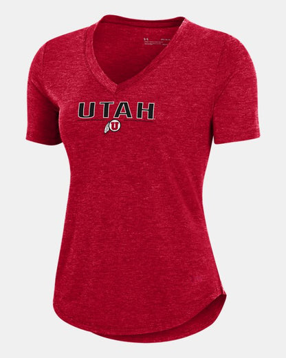 UA Breezy Collegiate Women's V Neck Short Sleeve