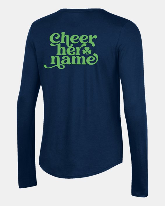 UA Performance Cotton Collegiate Women's Long Sleeve