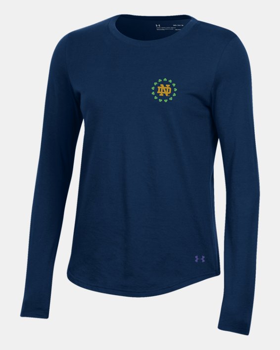 UA Performance Cotton Collegiate Women's Long Sleeve