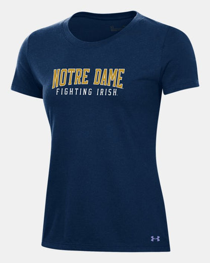 UA Performance Cotton Collegiate Women's Short Sleeve