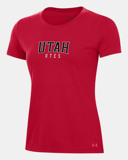 UA Performance Cotton Collegiate Women's Short Sleeve