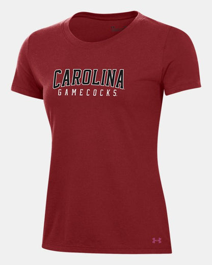 UA Performance Cotton Collegiate Women's Short Sleeve