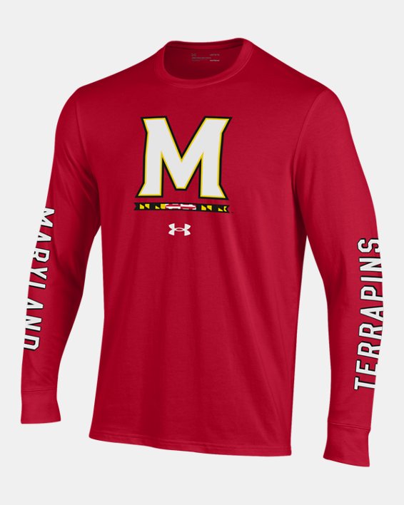 UA Performance Cotton Collegiate Men's Long Sleeve T Shirt