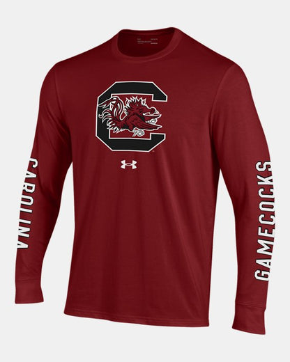 UA Performance Cotton Collegiate Men's Long Sleeve T Shirt