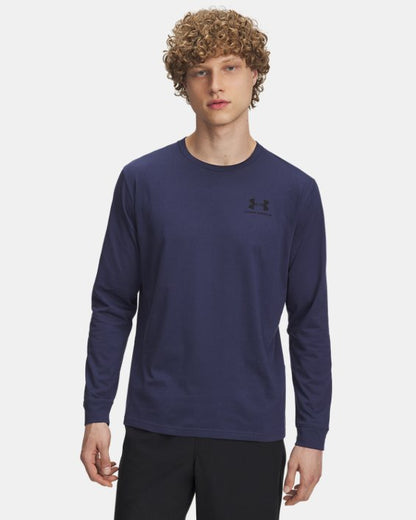 UA Left Chest Men's Long Sleeve