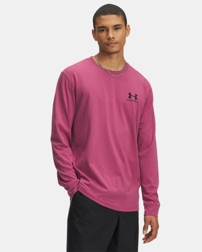UA Left Chest Men's Long Sleeve