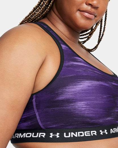 Crossback Mid Printed Women's Sports Bra