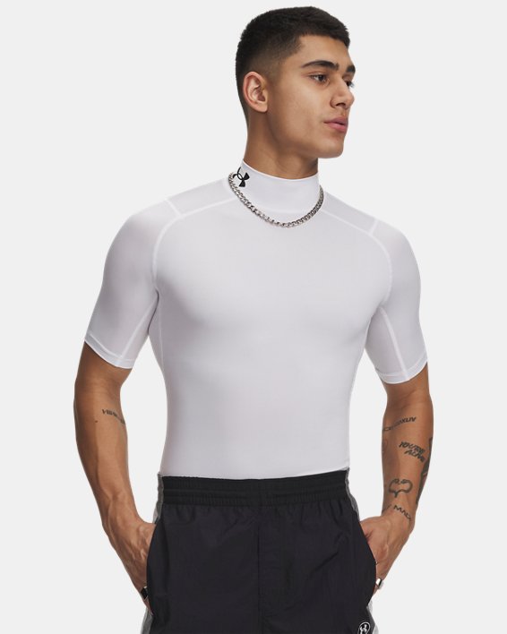 HeatGear Compression Men's Mock Short Sleeve